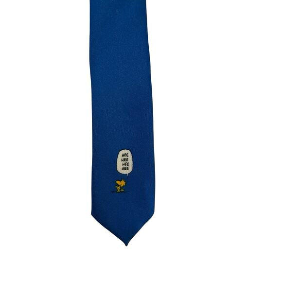 Peanuts Snoopy Woodstock Cartoon Mens Short Necktie - Picture 3 of 8